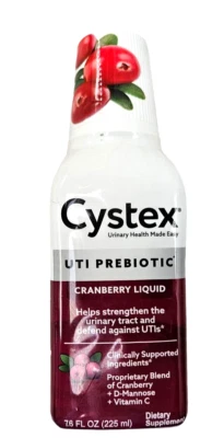 Cystex Cranberry LIQUID for Urinary Health 7.6oz NEW LOOK ARRIVING-- - Image 1 of 3