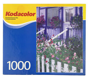 2004 Kodacolor Dawson City Canada 1000 Piece Jigsaw Puzzle Floral/Porch NEW!
