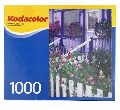 2004 Kodacolor DAWSON CITY, CANADA 1000 Piece Jigsaw Puzzle Floral/Porch NEW! - Image 1 of 4