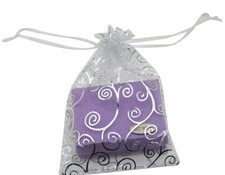 SUNGULF 100pcs Organza Pouch Bag Drawstring 4x6" 10x15cm Strong Gift Candy Bag