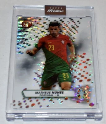 2023 Topps Pristine Road to UEFA Euro Pulsar #140 Matheus Nunes Encased - Image 1 of 2