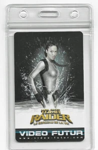 Tomb Raider French Movie Poster Card Not Phone Card Free ID Holder Free Ship - Picture 1 of 1
