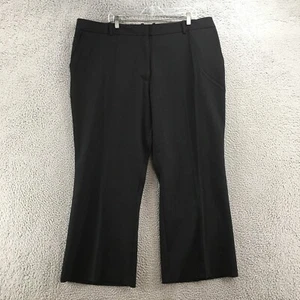 Worthington Trouser Dress Pants Women 20W Short (actual 44x29) Black Hi-Rise NEW - Picture 1 of 18