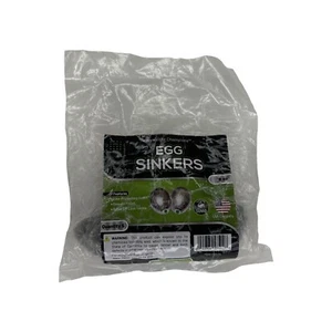 Egg Sinker with Line-Protecting Inserts to Guard Against Damage 5 Pack 8oz - Picture 1 of 2