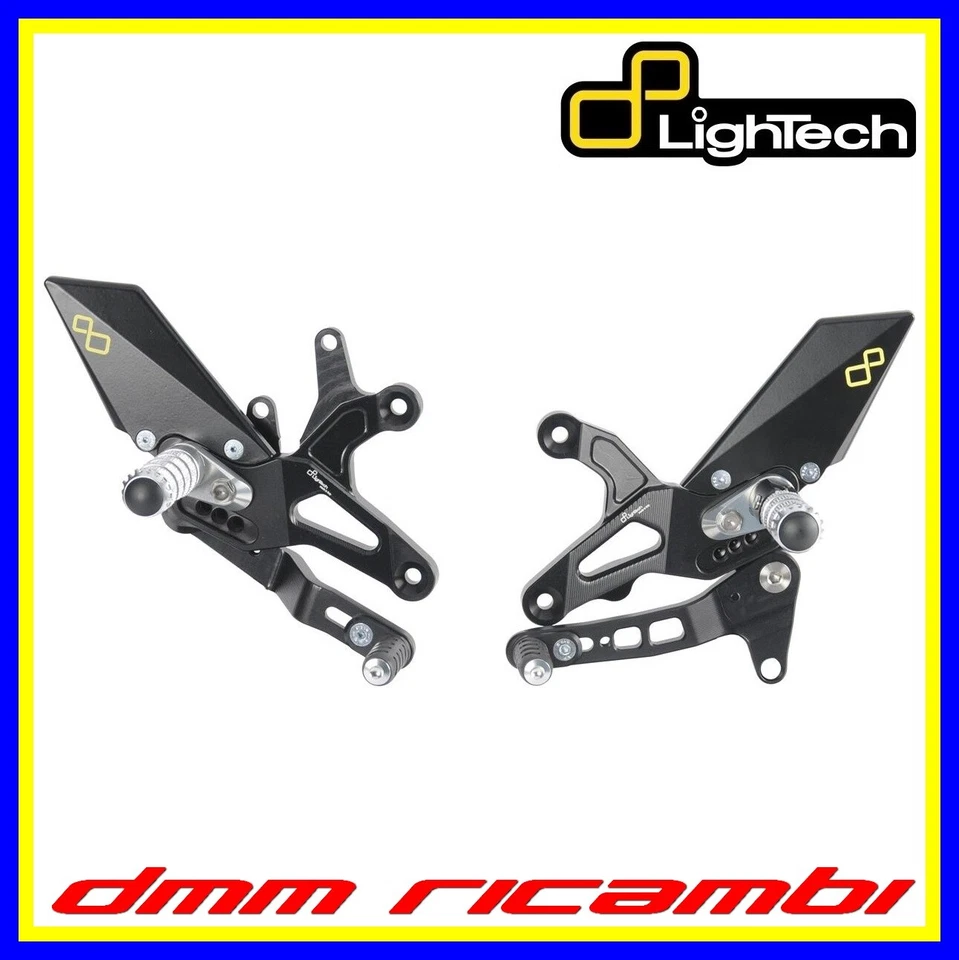 Lightech Estriberas Regulables Pedal fijo cambio Standard Kawasaki Zx6r 2008