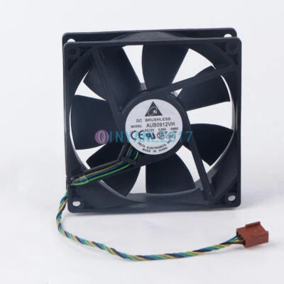 one Delta AUB0912VH AUB0912VH DC12V 0.60A 92mm 4 PIN Fan new - Image 1 of 4