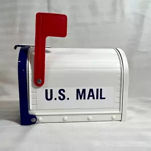 Vtg 1990 ERTL US MAIL Mail Box Coin Bank with Lock & Key USPS Toy Collectible - Picture 1 of 15