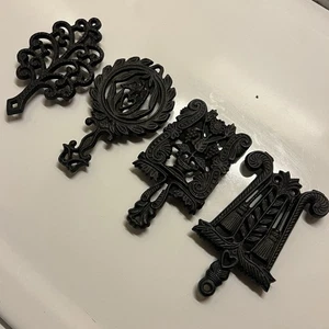 Wilton 4er Set Gusseisen Untersetzer VINTAGE - Bild 1 von 4