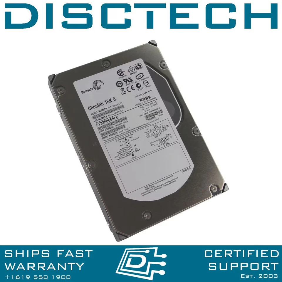 NEW Seagate 300GB 15K.5 80pin SCSI Hard Drive ST3300655LC 9Z1006-005 - Image 1 of 3