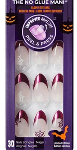 KISS IMPRESS FALSE PRESS ON NAILS NEW BASIC WITCH MEDIUM ALMOND LENGTH HALLOWEEN - Picture 1 of 7