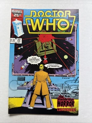 Doctor Who 22 NM Marvel Comics 1986 We combine shipping - Image 1 of 4