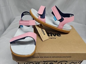 Native Schuhe Kinder Charley Princess rosa/schalenweiß/toffeebraun Größe C11 11 - Bild 1 von 20