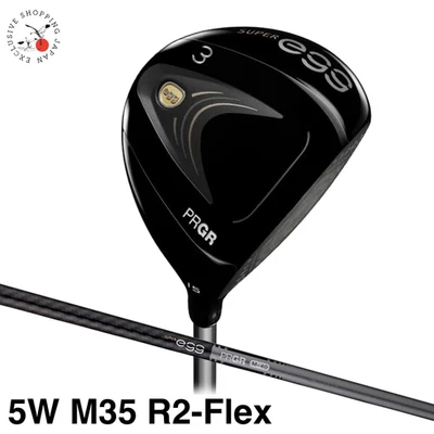 PRGR Golf SUPER Egg Hi-COR Model Fairway Wood 5W M35 R2-Flex Graphite Shaft 2022 - Image 1 of 4