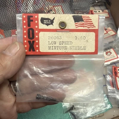 Fox Low Speed Mixture Needle Part Number 26063 - Image 1 of 4