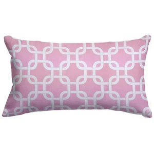 Goods Hot Pink Large Polka Dot Indoor Small Throw Pillow 20" L x 5" W x 12" H - Picture 1 of 7