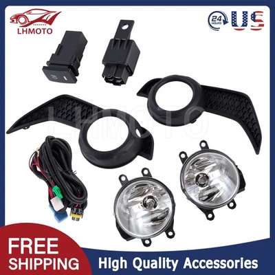 Juego de luces antiniebla para parachoques delantero Toyota 4Runner SR5 2014-2019 con bisel de luces Foto 1 de 4