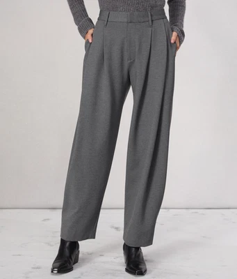 Rag & Bone Cecily Taper Leg Pants Women's 4 Charcoal Zipper Hook-And-Bar Closure - Image 1 of 4
