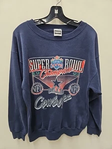 Vintage NFL Crewneck Mens XL Cowboys 1992 Super Bowl Champs Made in USA - Picture 1 of 8