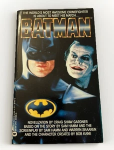 Batman Paperback Movie Tie In Craig Shaw Gardner 1989 First Print - Picture 1 of 10