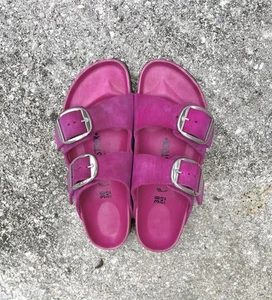 **Neu ohne Karton** - Birkenstock Arizona Big Buckle - Festival Fuchsia - geöltes Leder - Bild 1 von 9