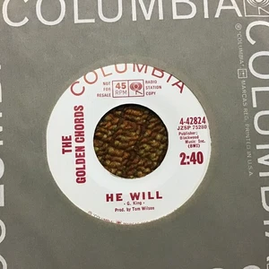 45 RPM Golden Echoes COLUMBIA DJ 42824 He Will / Just a Little Courage M- - Picture 1 of 2
