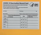 CDC COVID-19 Vaccination Blank Card Collector Use Only FREE SHIPPING W/ TRACKING