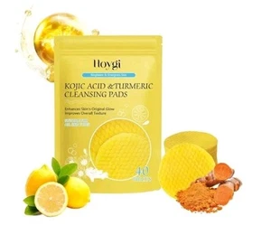 Hoygi Kojic Acid and Turmeric Cleansing Pads for Face 40pcs - Picture 1 of 1