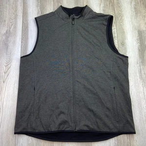 Gilet Mizzen Main Bryant Uomo 2XL Grigio Elasticizzato Full Zip Performance Wear Golf Uomo - Foto 1 di 13