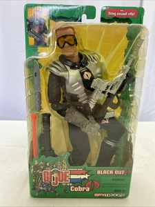 GI Joe Vs Cobra Spy Troops Black Out 12” Action Figure NEW 2003 Blackout - Picture 1 of 4