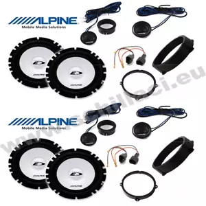 Kit 8 casse per Alfa Romeo 147 Alpine con adattatori e supporti - Bild 1 von 1