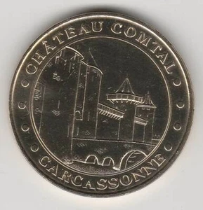 A 2012 TOKEN MEDAILLE MONNAIE DE PARIS -- 11 000 N°4 CHÂTEAU COMTAL CARCASSONNE  - Imagen 1 de 2