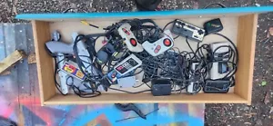 Nintendo Lot NES Controller OEM Zapper Max Ac Adapter Game Genie All Untested - Picture 1 of 2