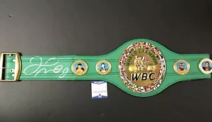 Autographed/Signed Floyd Mayweather Jr. WBC Boxing Replica Belt Beckett BAS COA - Picture 1 of 6