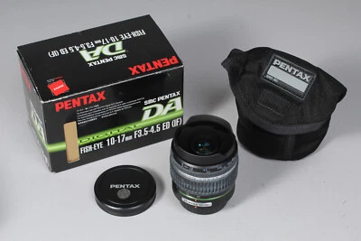 SMC PENTAX DA FISH-EYE 10-17MM F/3.5-4.5 ED (IF) AUTO FOCUS ZOOM LENS IN BOX - Image 1 of 4
