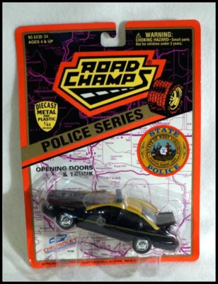 1996 Road Champs Police Series West Virgina State Police Car Chevy 1:43 #Z530 - Image 1 of 4