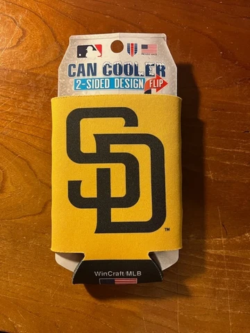 San Diego Padres Can Cooler Two Sided Design MLB Collapsible Koozie Cover