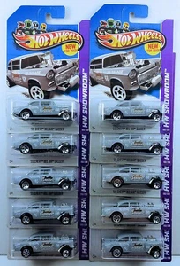 Hot Wheels 2013 Collector #190 '55 Chevy Bel Air Gasser Primer Gray Lot of 10 - Picture 1 of 2