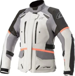 GIACCA ALPINESTARS DONNA MOTO STELLA ANDES V3 DRYSTAR GRIGIO/CORALLO FLUO.. - Foto 1 di 2
