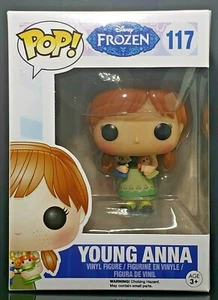 Funko Pop + Protector! Disney #117 Frozen - Young Anna (Vaulted Mint) - Picture 1 of 12