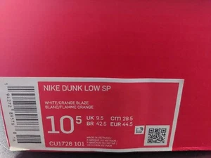 Size 10.5 - Nike Dunk Low Retro SP Syracuse 2020 - Picture 1 of 9