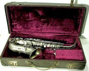 1920s Silver Selmer Curved Soprano Saxophone - Picture 1 of 6