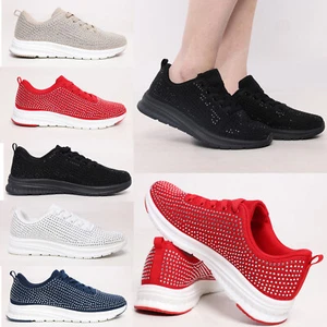 Damas y Niñas Entrenadores Talla 3 a 8 UK - DEPORTE INFORMAL OCIO TRABAJO GIMNASIO BOMBAS - Imagen 1 de 23