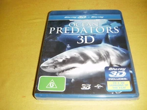 OCEAN PREDATORS 2012 3D + 2D BLU RAY DISC NEW & SEALED documentary REGION B - Picture 1 of 2