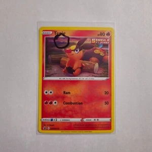 SWIRL B 🌀 Tepig SWSH172 Cosmos Holo Rare Sword & Shield Pokemon Card - NM - Picture 1 of 2
