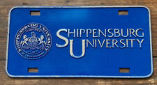 Vintage 1990s Shippensburg University Plastic License Plate