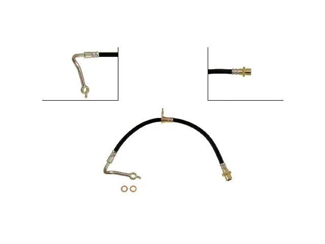 Front Left Brake Hose For 2005-2015 Toyota Tacoma 2009 2006 2007 2008 CK822QG - Image 1 of 1
