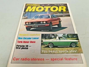 Feb 1977 MODERN MOTOR Mag BMW Ford ESCORT Small UTES & Hatchbacks - Bild 1 von 10