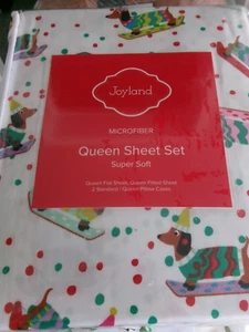 New Queen Size Sheet Set ** Party  pooches ** # 474 - Picture 1 of 2