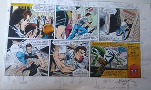 MARVEL SAVIUK SINNOT SPIDER-MAN STAN LEE DOMINGO PRODUCCIÓN COLOREADA A MANO CERTIFICADO DE AUTENTICIDAD ARTÍSTICO - Imagen 1 de 1