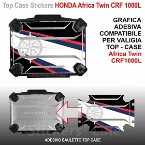 Adesivo bauletto top case HONDA Africa Twin CRF1000L adesivi valigia crf 1000 M1 - Foto 1 di 3
